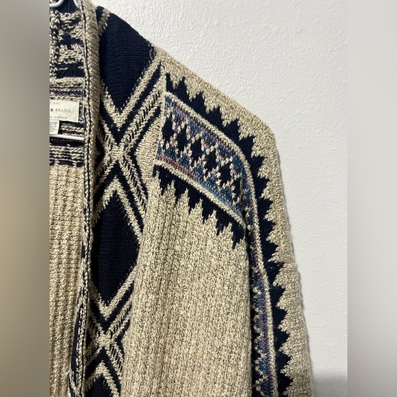 Lucky Brand Aztec Triabl Knit Cardigan Sweater - XS - Picture 5 of 10